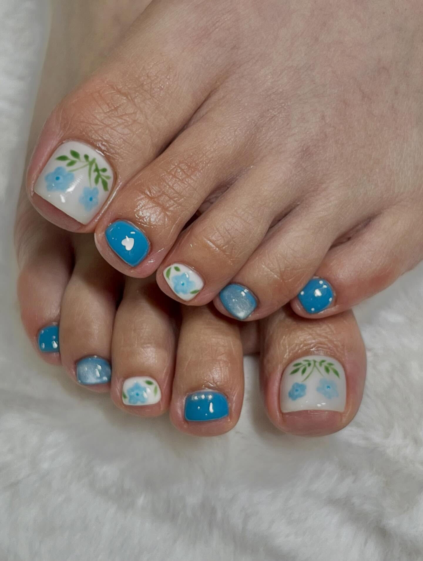 ネモフィラネイル✨